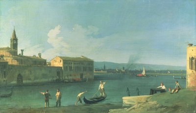 View of San Michele in Isola, Venice by Giovanni Antonio Canal